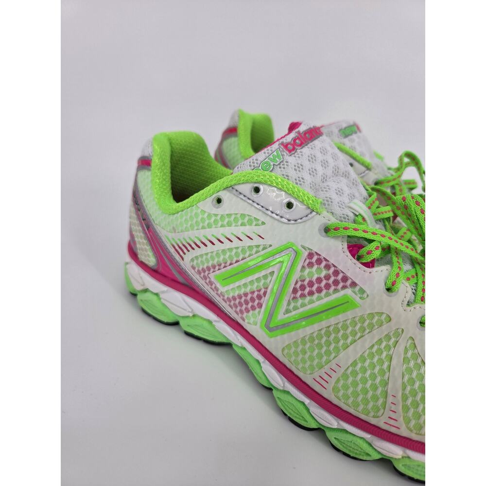 New Balance W880PG3 NEW Women's 10 Neon Green Pink Running Athletic Shoe - Picture 4 of 11